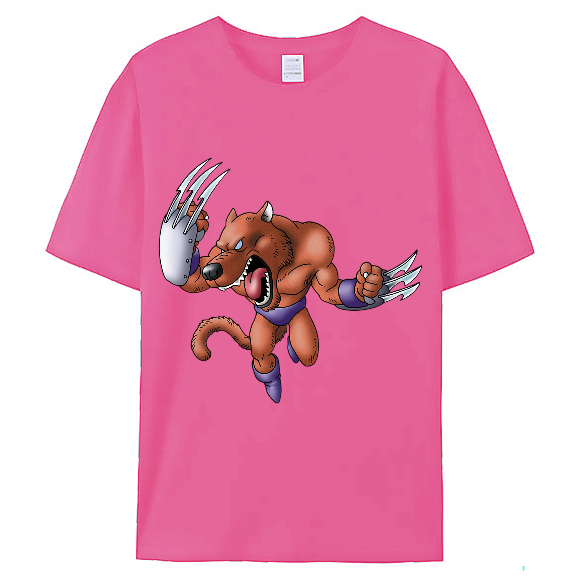 （画像用） ドラゴンクエスト Doragon Kuesuto Dragon Quest レディースカジュアルプリントTシャツ（綿100％）